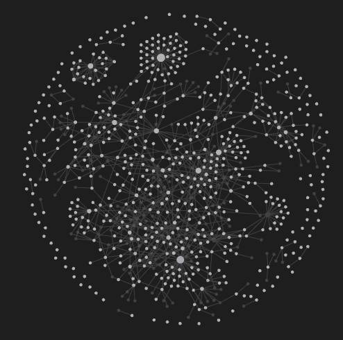 Граф Obsidian: 1000+ заметок по итогу активного ведения с марта 2025 по февраль 2026